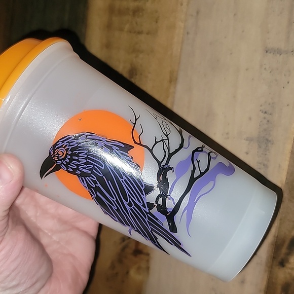 Starbucks Reusable Hot Cups with Lids Glow-in-the-Dark Halloween Fall 6pk - Picture 7 of 16